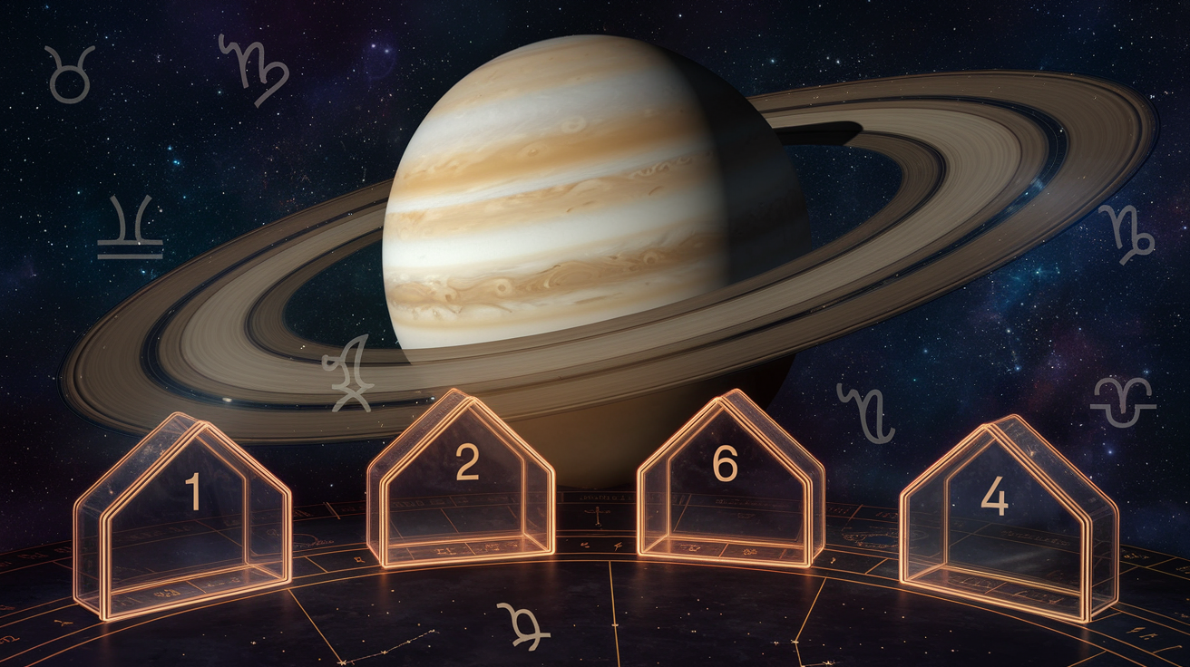 Saturn's Influence in Houses 1-4